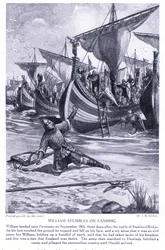 William tropeça no desembarque, década de 1920